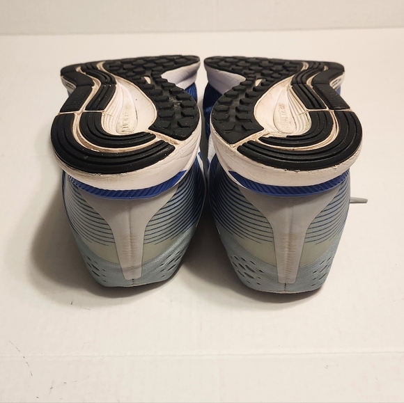 Nike Air Zoom Pegasus 34 Mens Running Sneakers Blue Gray 12 - Picture 7 of 11